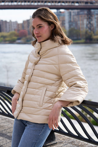 #496 Leather and Down Jacket Mother's Day 3 days only  $295.00