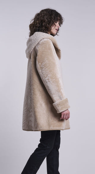 247HD Hooded shearling Topper special