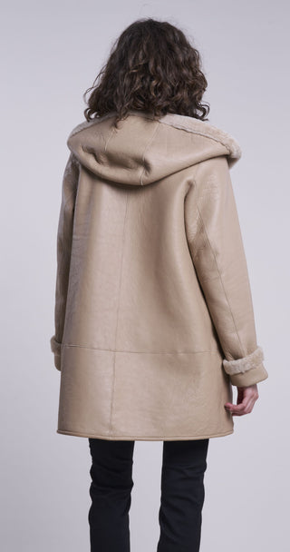 247HD Hooded shearling Topper special