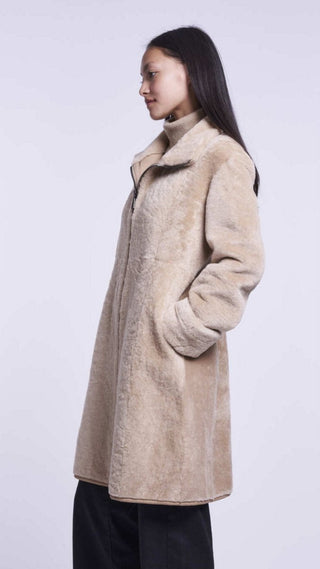 6206  Reversible shearling coat  delivery 9/15
