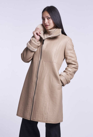 6206  Reversible shearling coat  delivery 9/15