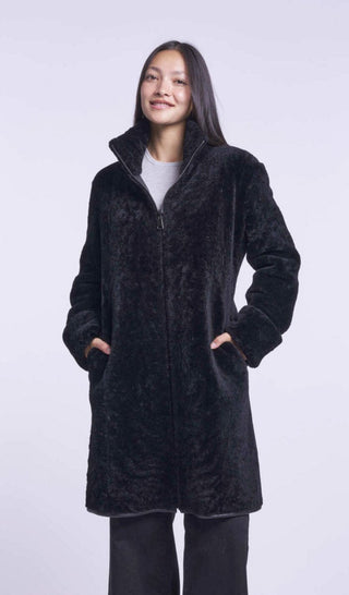 6206  Reversible shearling coat  delivery 9/15