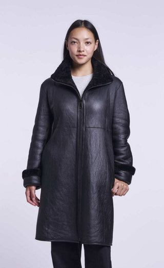 6206  Reversible shearling coat  delivery 9/15