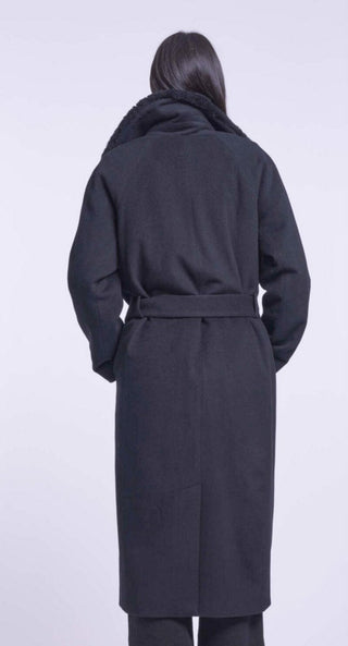 6554 wool and silk coat with zip-out shearling liner delivery 9/15