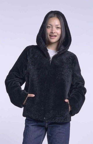 658HD Genuine shearling jacket  delivery 9/15