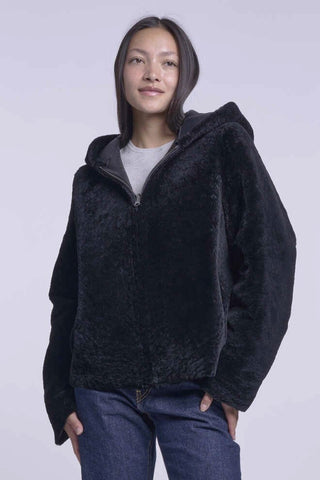 658HD Genuine shearling jacket  delivery 9/15