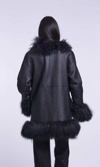 6124  Reversible shearling coat  delivery 9/15