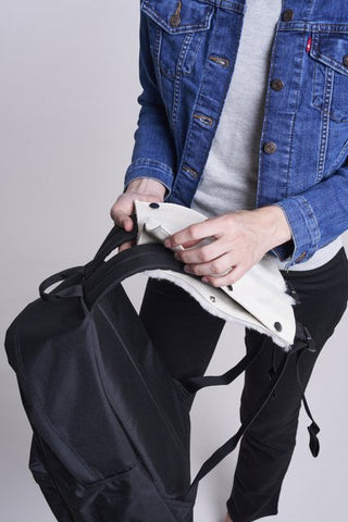 101  Backbuddy  Genuine shearling backpack comfort