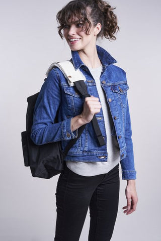 101  Backbuddy  Genuine shearling backpack comfort