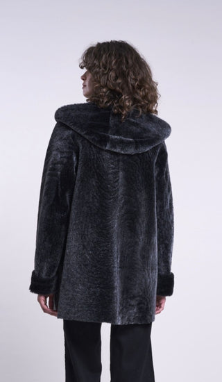 247HD Hooded shearling Topper special