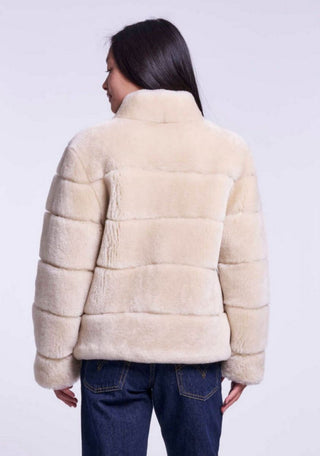 619 Reversible shearling jacket