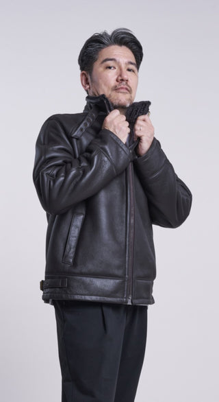501 Genuine shearling bomber jacket